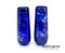 Blue and Silver Resin Art Stemless  Champagne Glass Set of Two Customize 9.5 Ounce product 2
